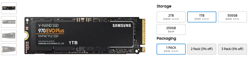 Samsung 970 Evo Plus