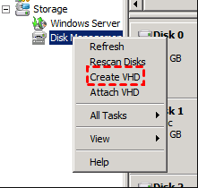 Create VHD