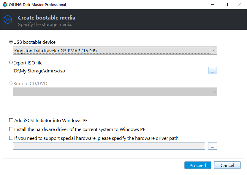 Select USB Device