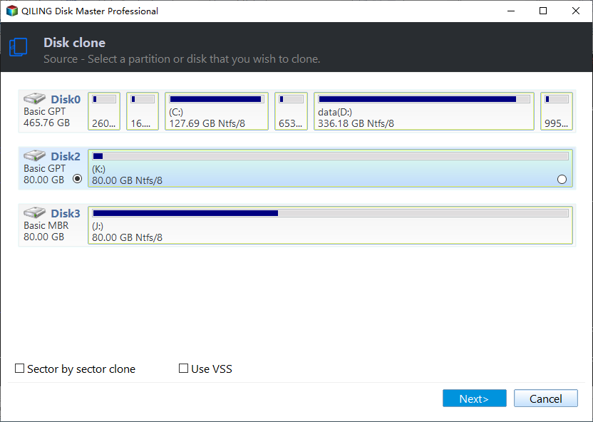 Select UEFI GPT System Disk