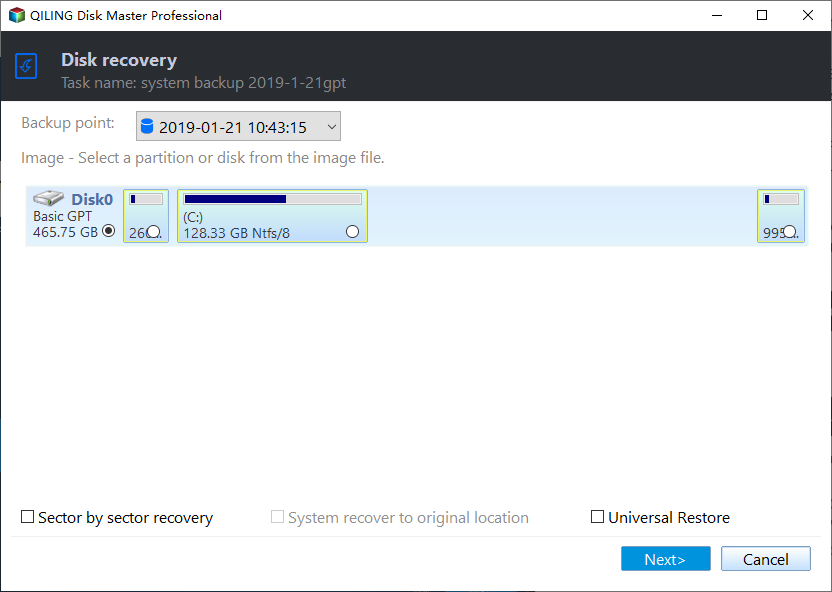 Restore Entire Disk 