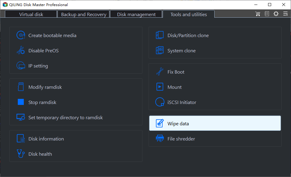 Click SSD Secure Erase Wizard