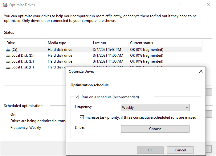 Optimize Drives