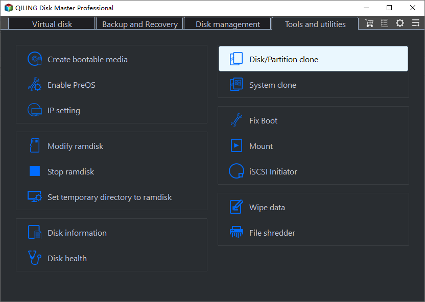 Partition Clone