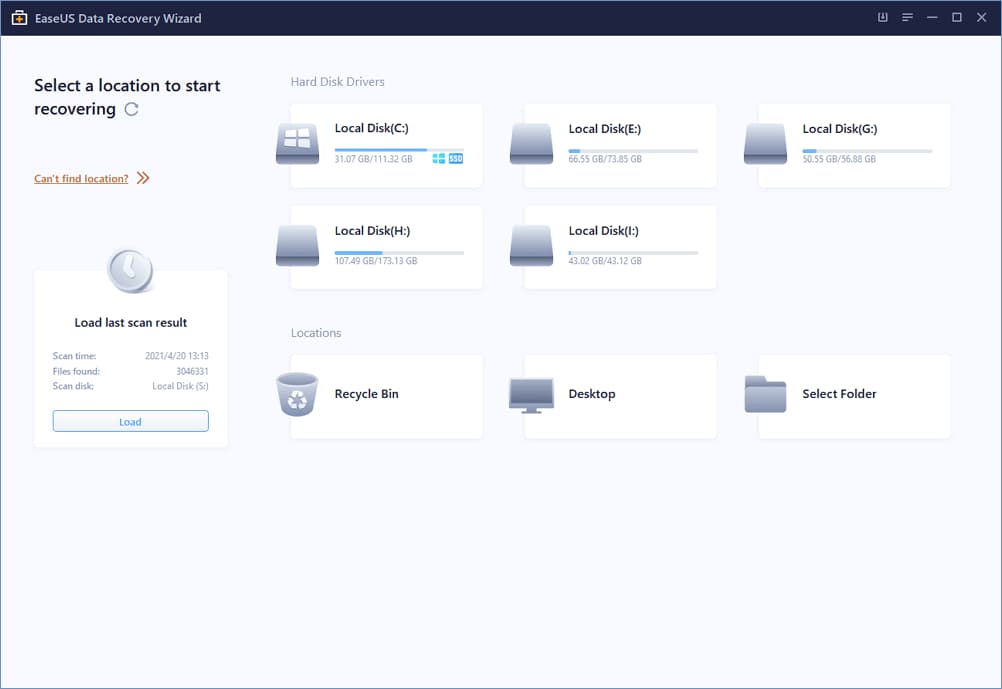 EaseUS Data Recovery Wizard