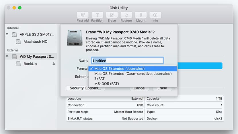 how to use wd my passport on macbook pro