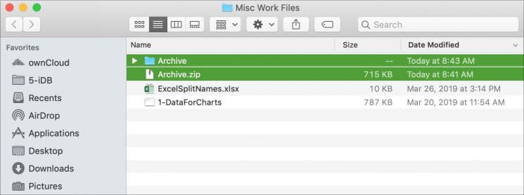 how to open zip files on mac with terminal
