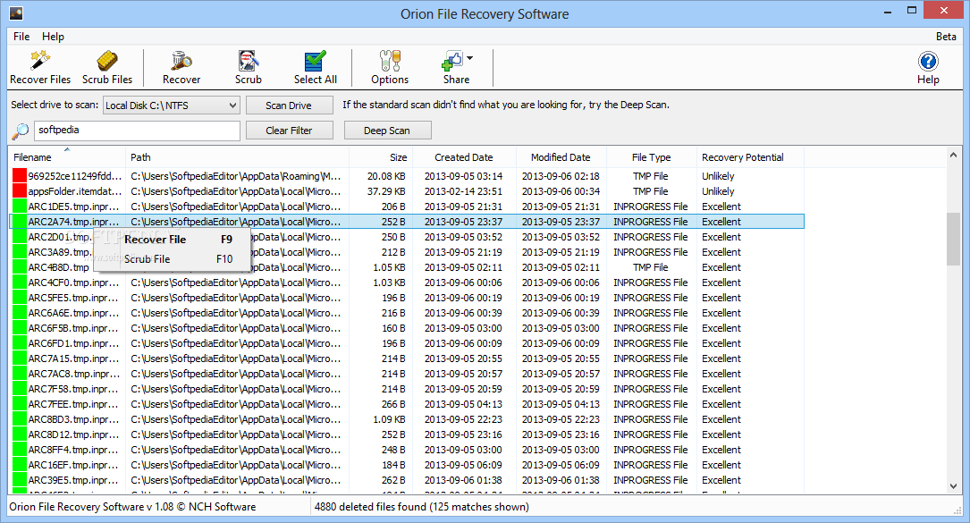 Orion File Recovery Software