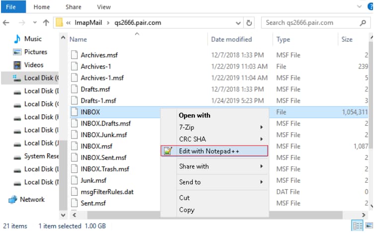 retrieve deleted emails mozilla thunderbird