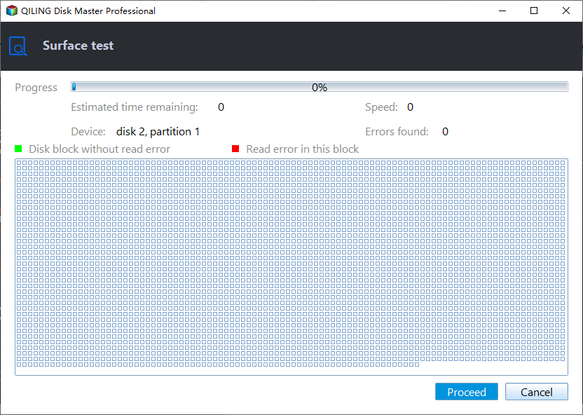 Start Test System Disk