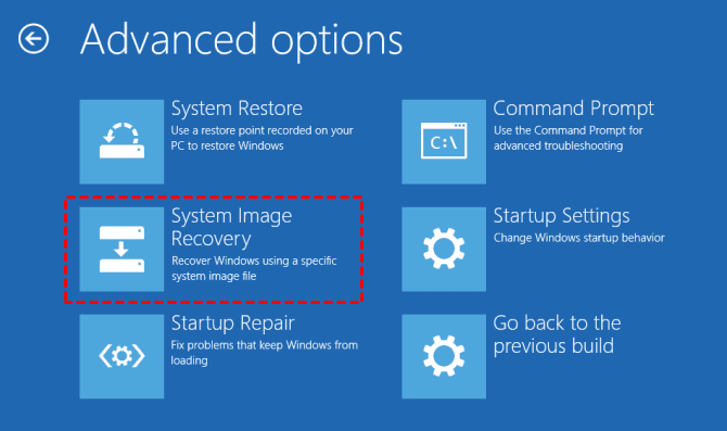 System Image Recovery