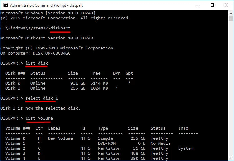 convert dynamic disk to basic